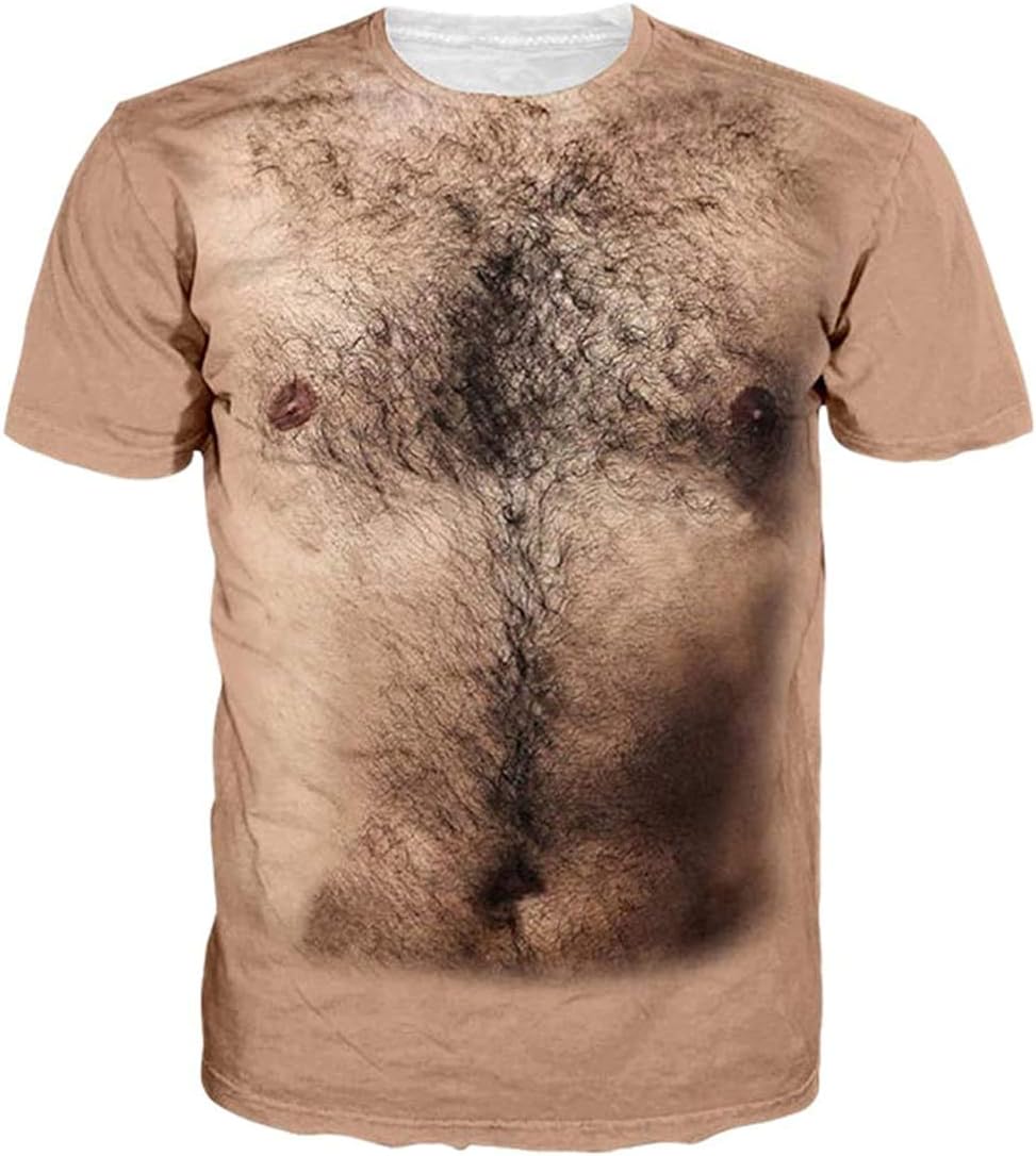 Detalle 1 de Loveternal MNFCS051601 heren-T-shirt met 3D-print en korte mouwen