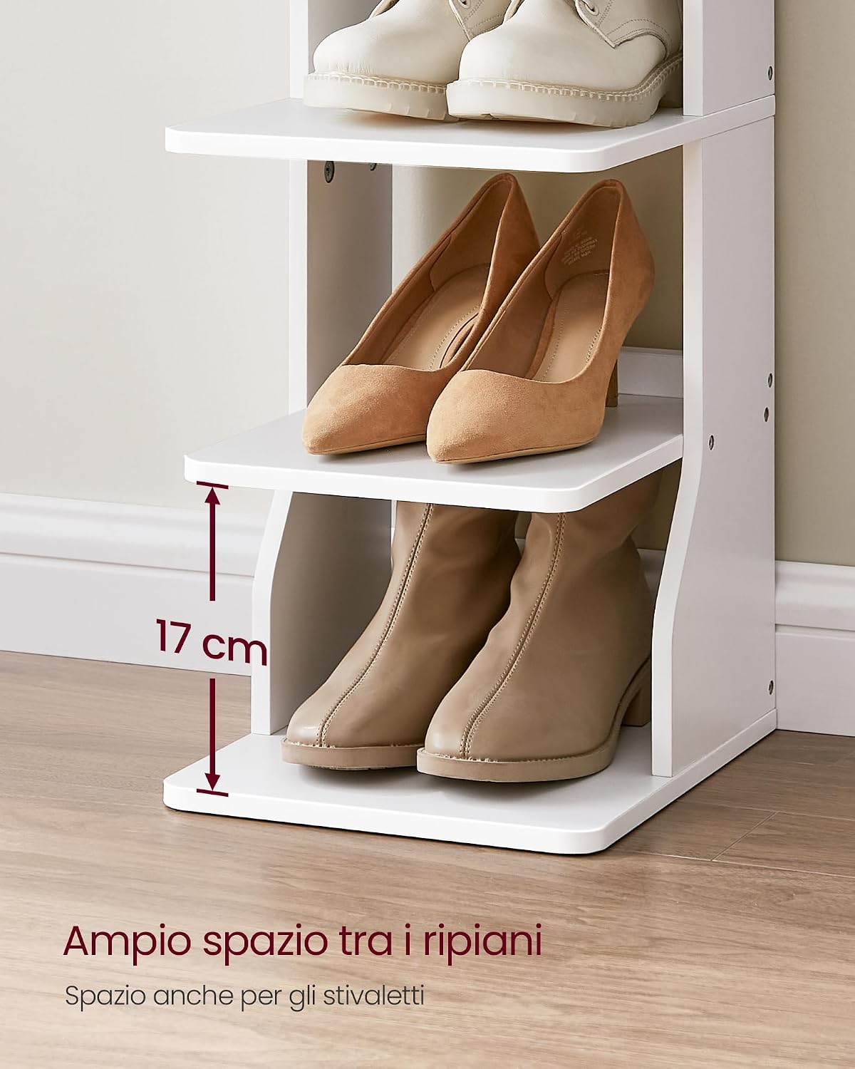 Detalle de VASAGLE LBS200T16 scarpiera a 7 livelli