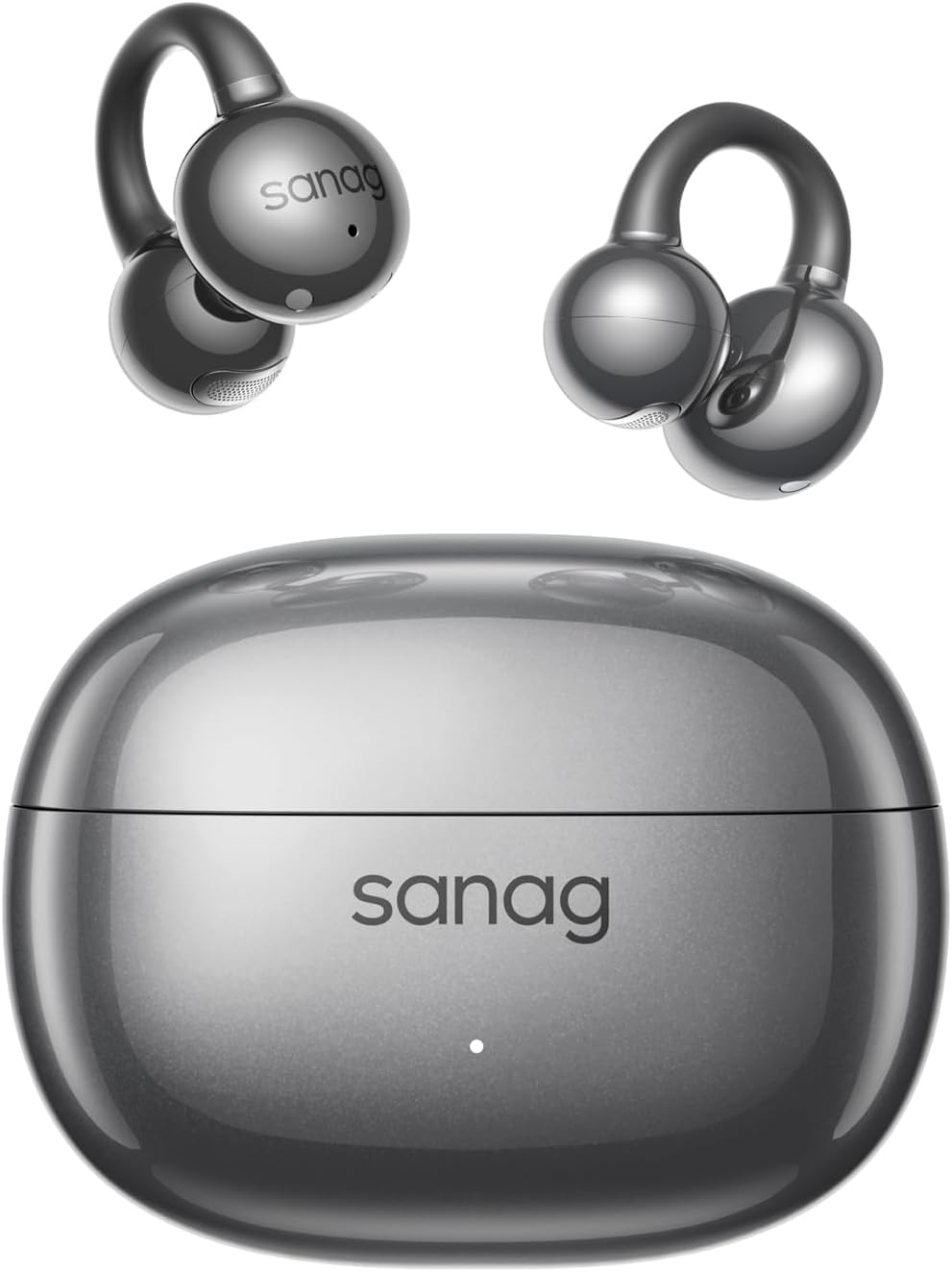 Detalle de SANAG Z60S : écouteurs Bluetooth à conduction osseuse, open ear et jusqu’à 50 h d’autonomie