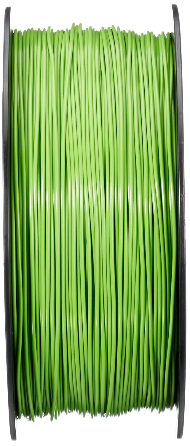 Detalle 2 de Amazon Basics PLA-Filament 1,75 mm Knallgrün, 1 kg – kompatibel mit gängigen 3D-Druckern