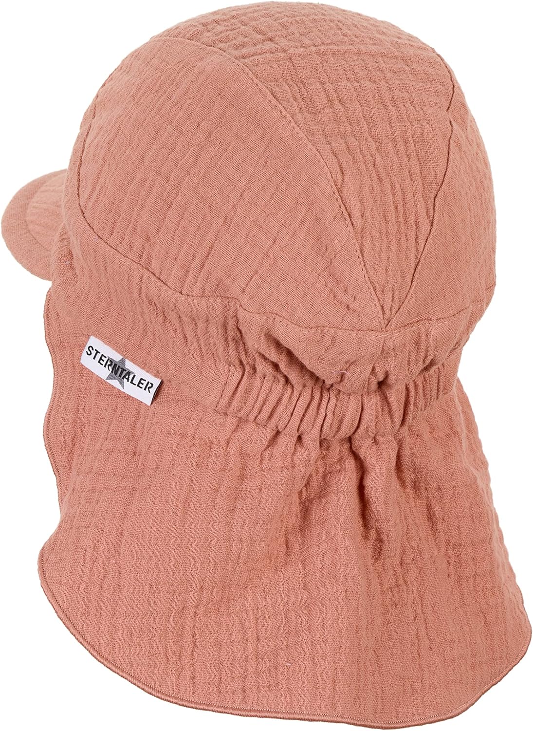 Thumbnail 2 de Sterntaler Unisex Kinder-Mütze mit Schirm und Nackenschutz – Merino-Wolltuch, Velcro-Verschluss