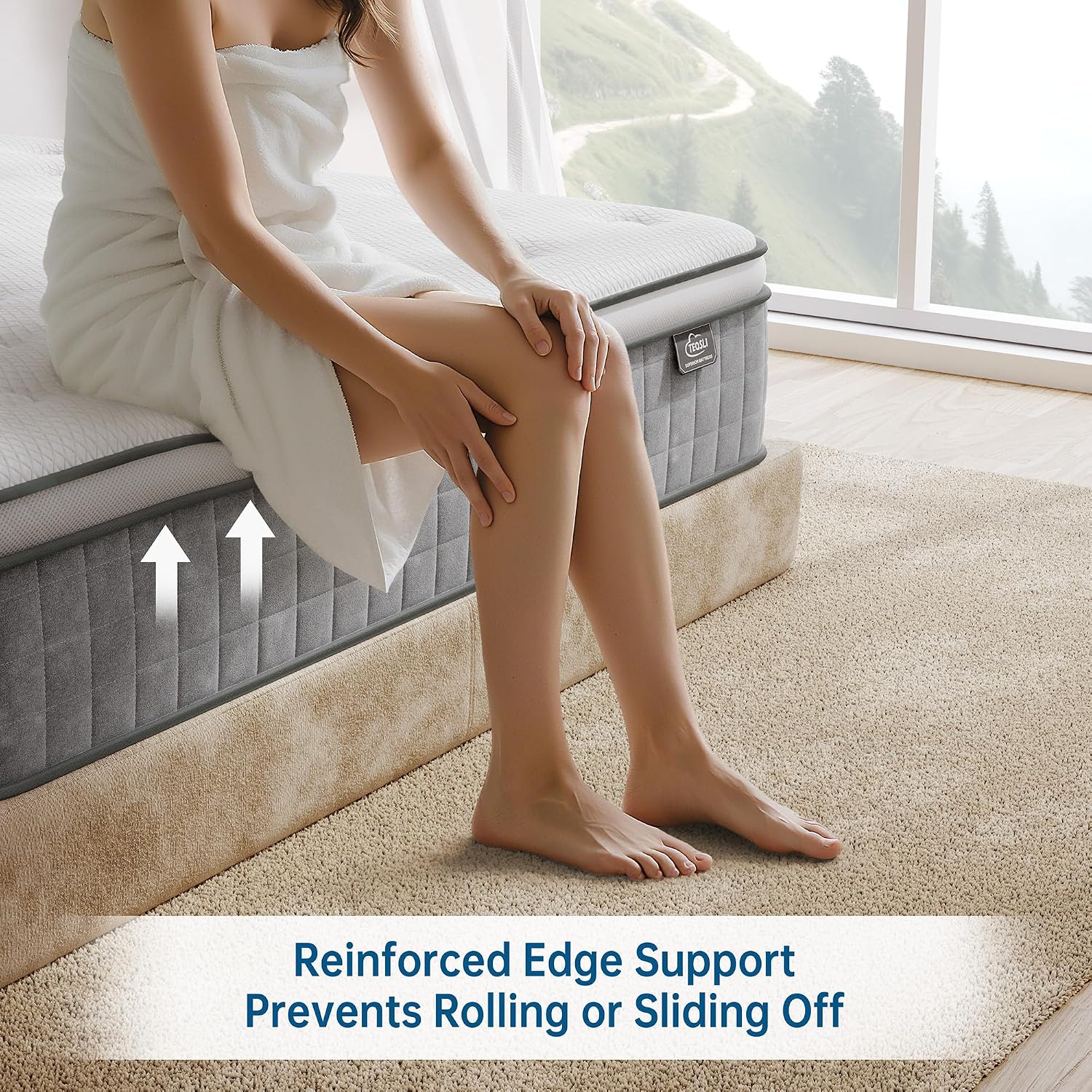 Thumbnail 4 de TeQsli 10 Inch 7‑Zone Mattress