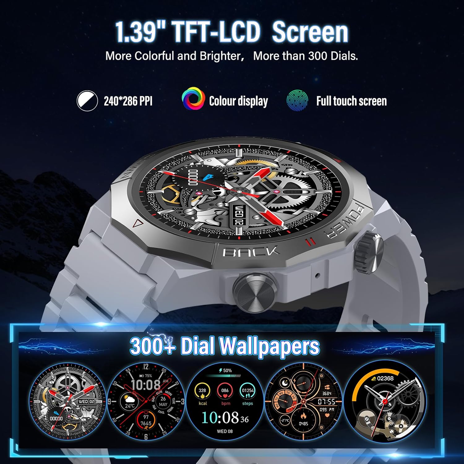 Thumbnail 6 de Military smartwatch 1.39 inch HD