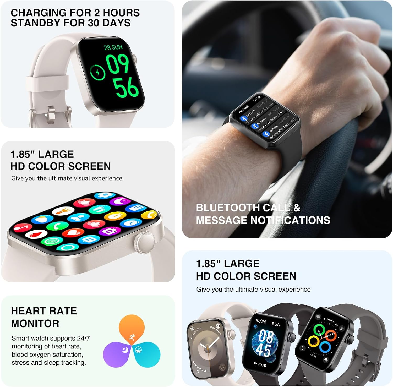 Detalle de Smart watch 1.85-inch TFT for calls