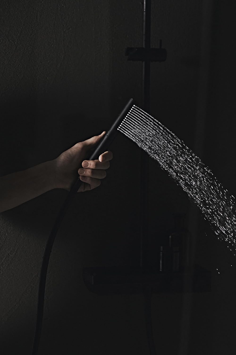 Thumbnail 6 de Ideal Standard - Idealrain, Kit doccia light, Mini set componente doccia tondo Nero Seta