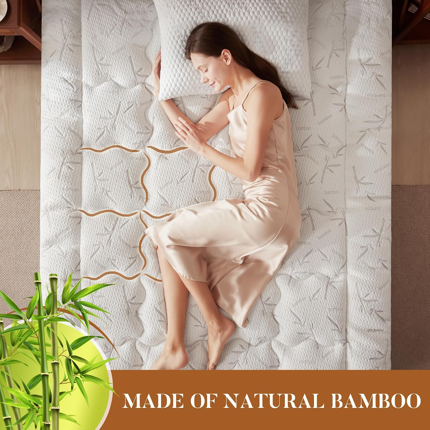 Thumbnail 1 de Primesoft King Size Waterproof Mattress Topper 21in