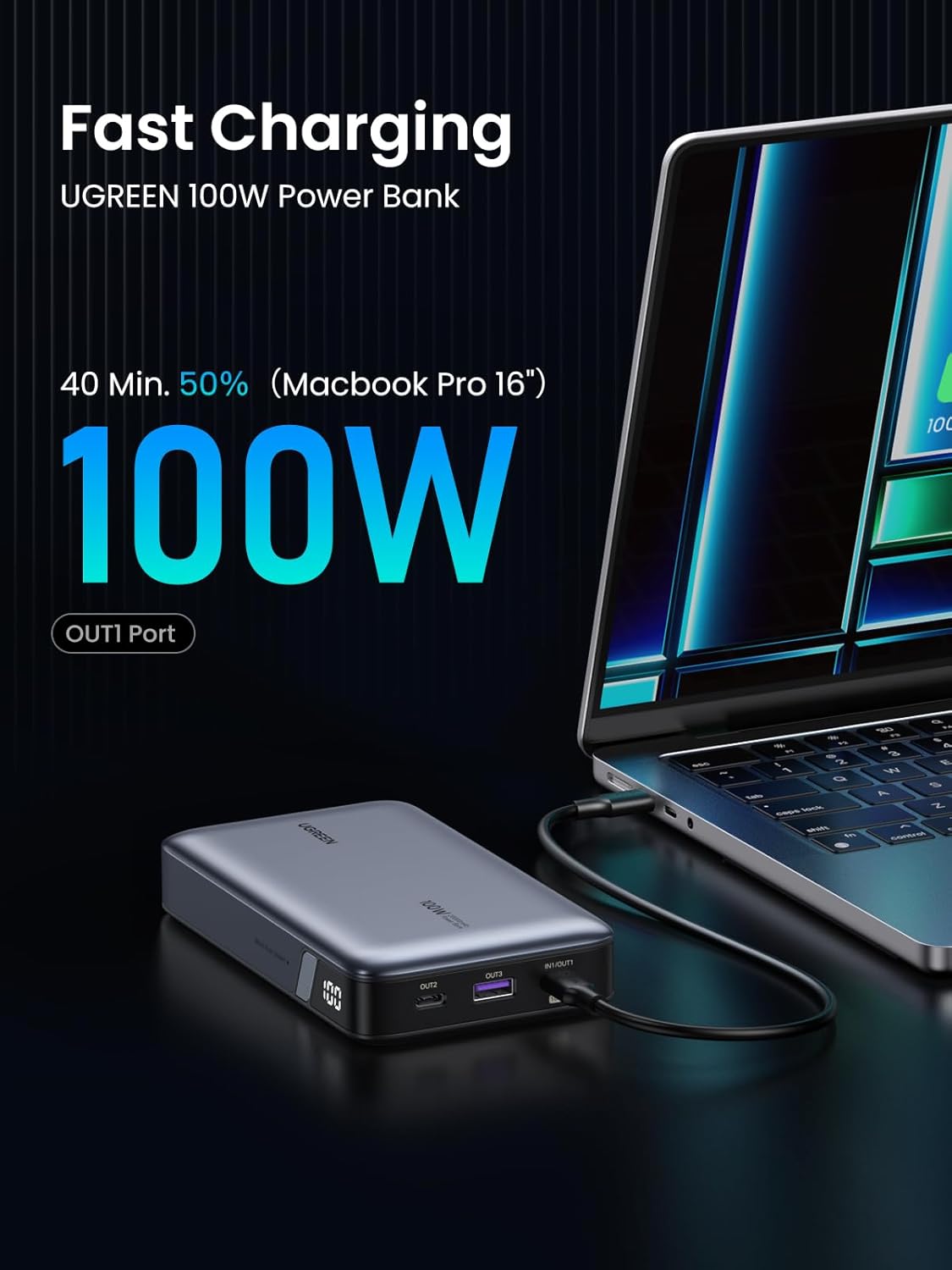 Thumbnail 2 de UGREEN Nexode 100W 20000mAh Laptop Power Bank review
