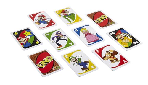 Thumbnail 6 de Mattel Games UNO Super Mario Bros: juego de cartas inspirado en el universo de Mario