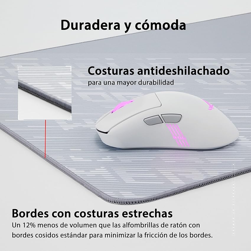 Thumbnail 2 de ASUS ROG Scabbard II Arctic Gray XXL alfombrilla 400 x 900 mm 🖱