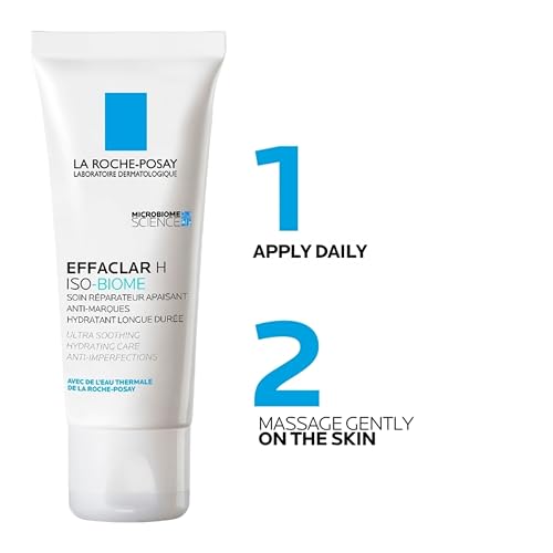 Detalle de La Roche-Posay Effaclar H Iso-Biome Trattamento Idratante Lenitivo, 40 ml