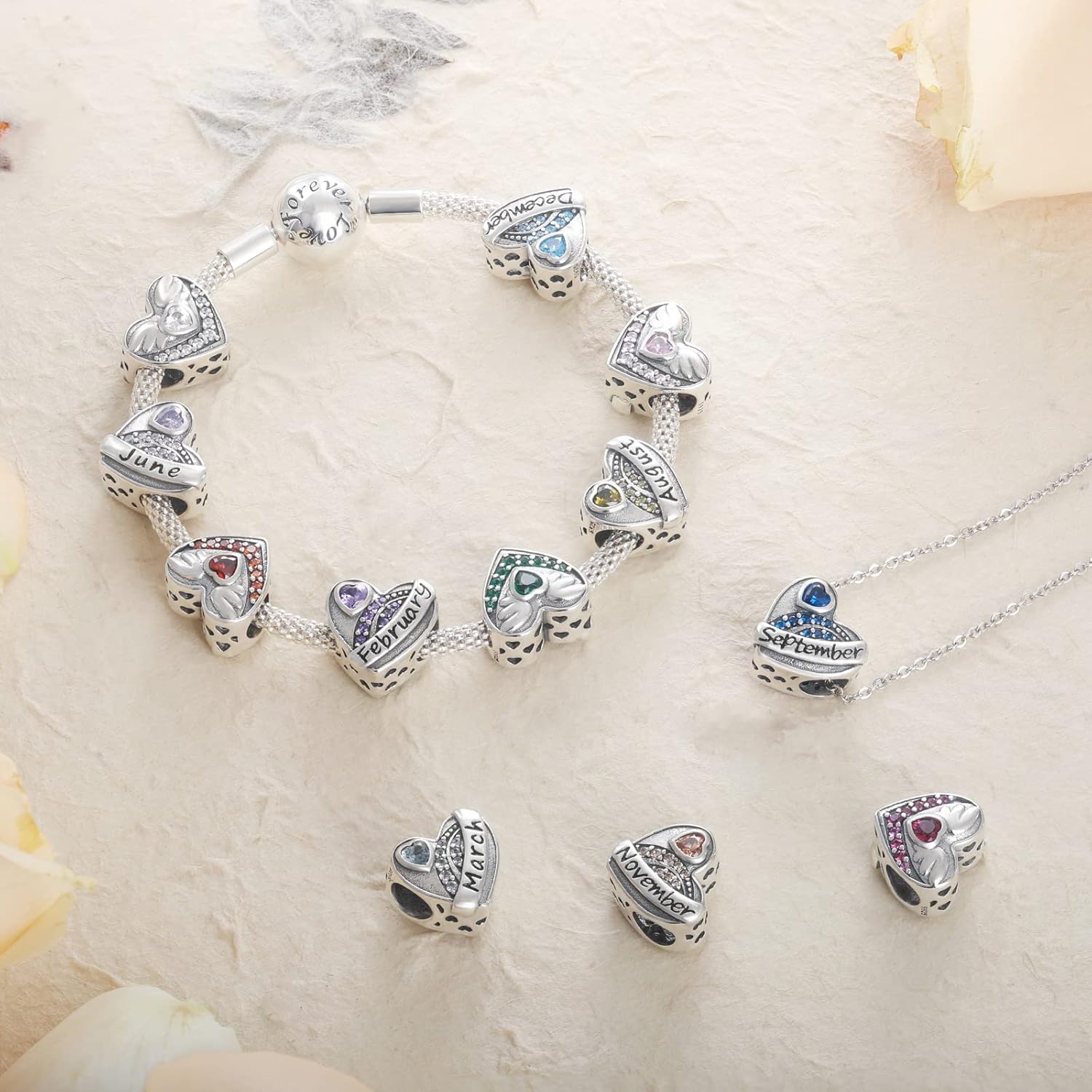 Detalle de Qings Birthstone Charm Bead 11.7mm