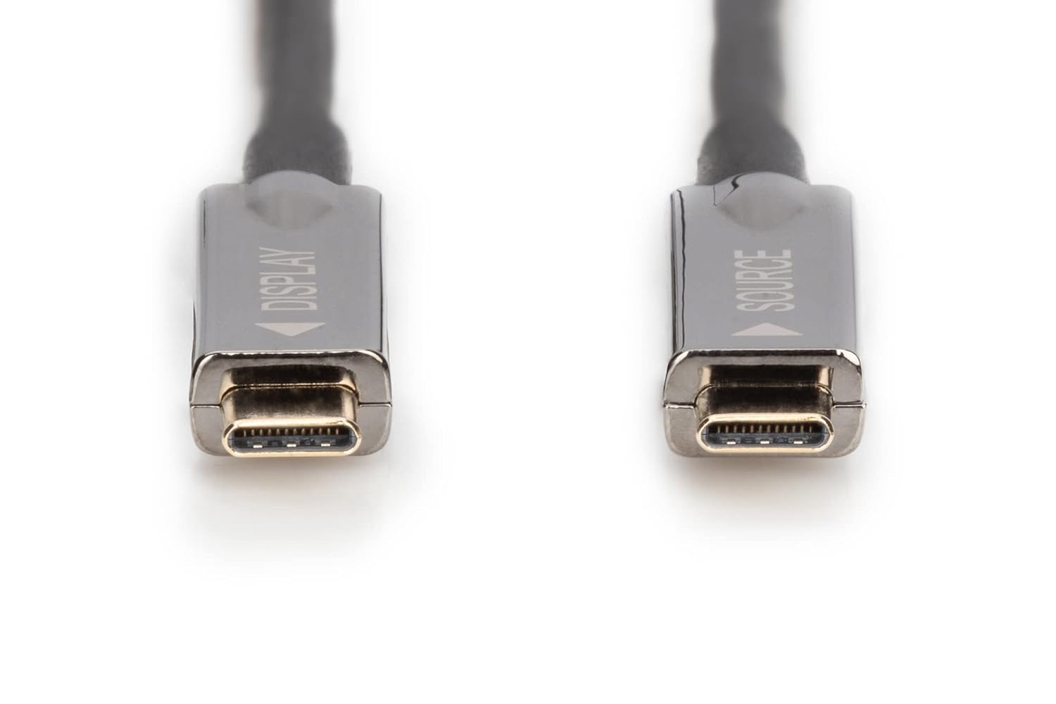 Detalle de DIGITUS kabel światłowodowy USB-C 20 m, 4K 60 Hz, DisplayPort 1.2