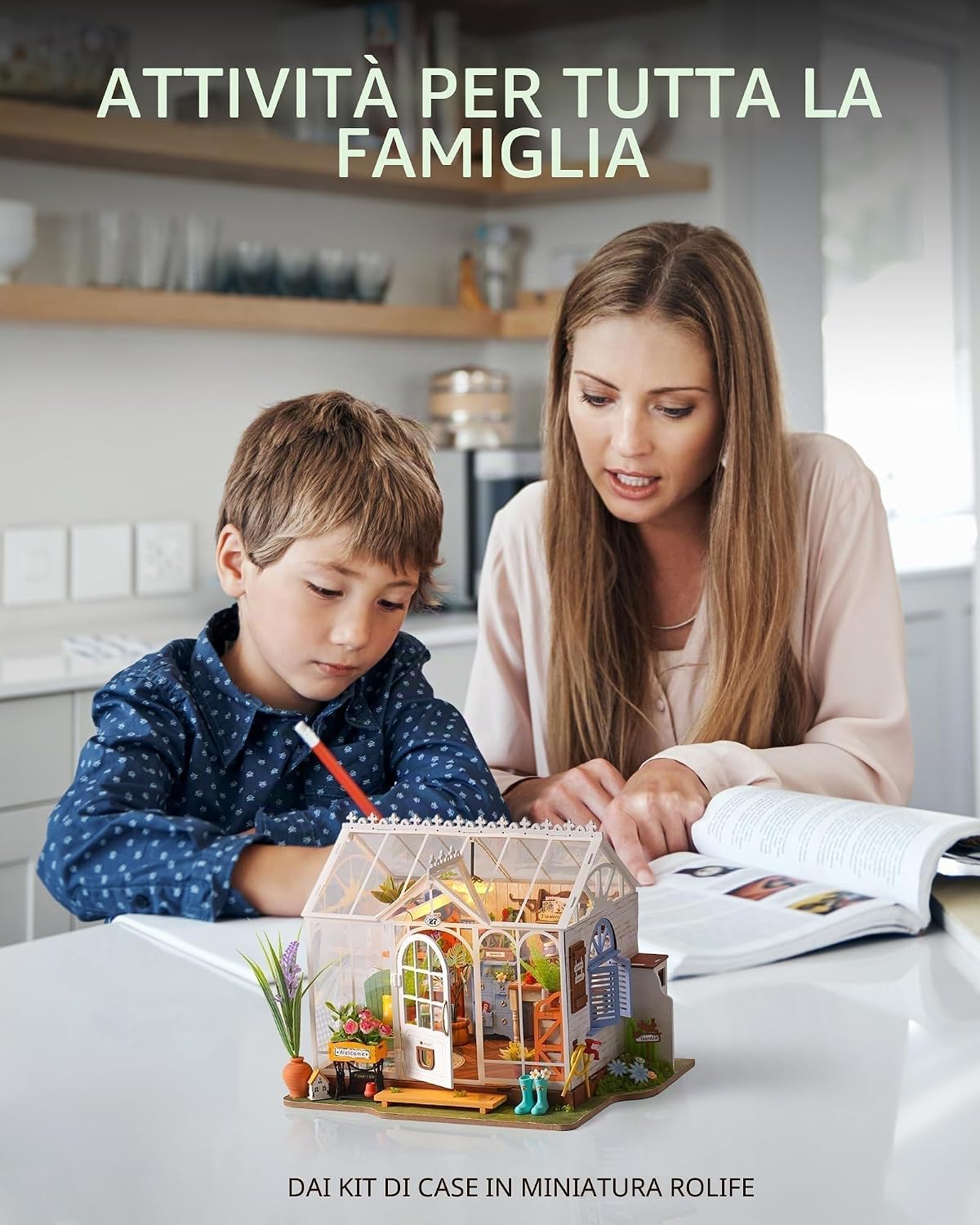 Thumbnail 6 de ROWOOD Kit Casa Delle Bambole – Casa Da Giardino in Legno, 1:20, DIY, Regalo Creativo