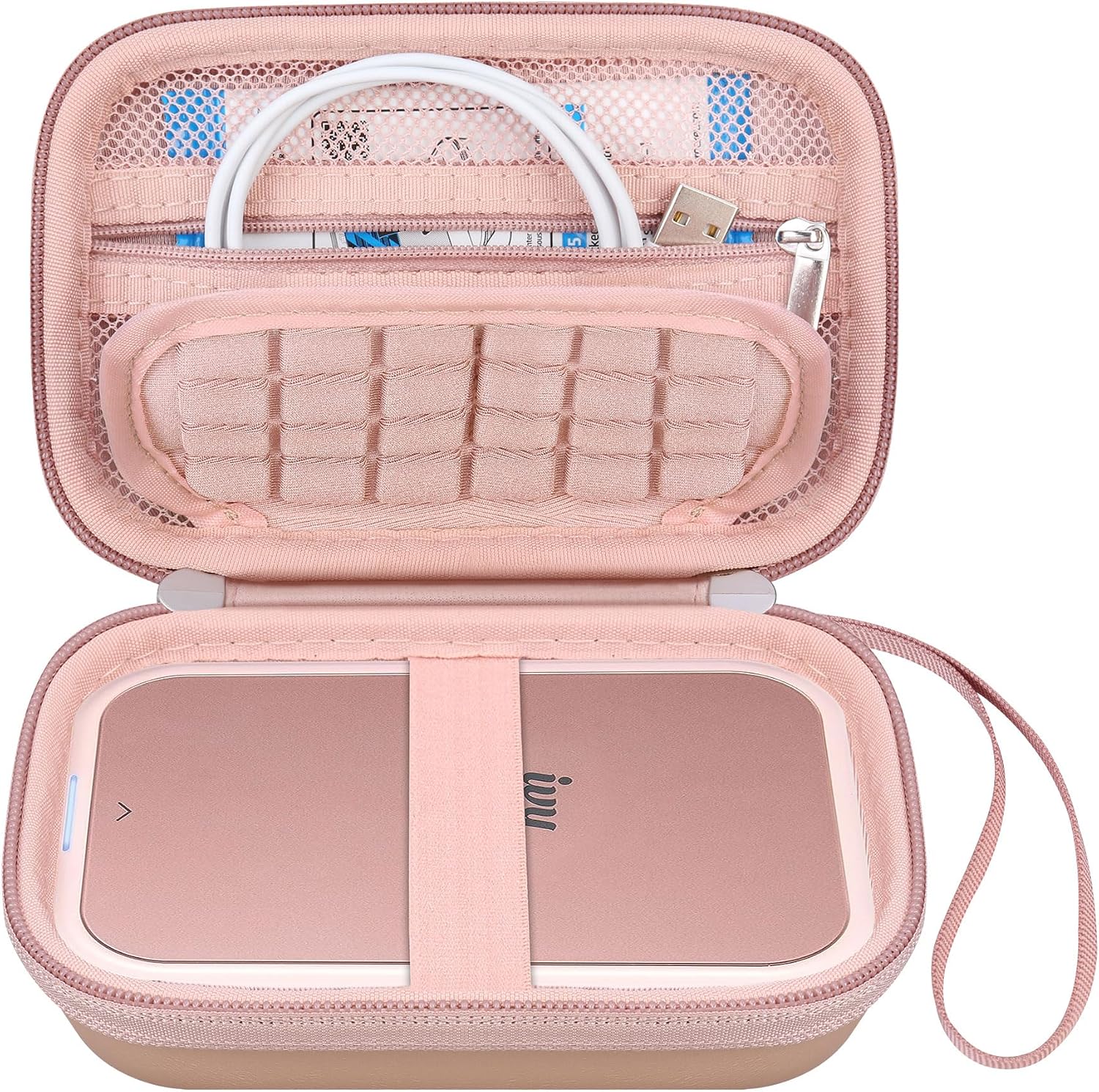 Detalle de Canboc Carrying Case for Canon Zoemini 2 compact photo printer (Rose Gold)