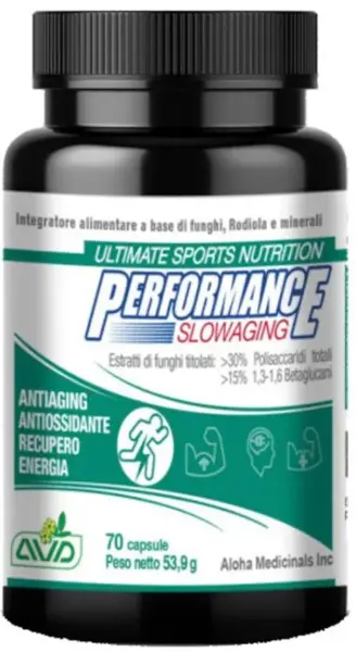 Detalle de AVD Reform Performance Slow Aging 60 cápsulas: cuidado integral para deportistas y entusiastas activos
