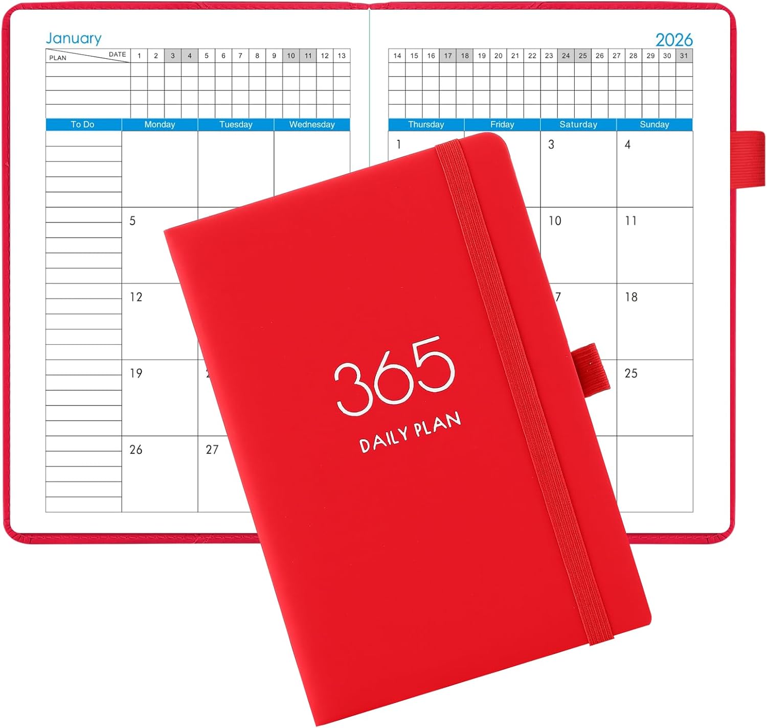 Thumbnail 3 de Agenda A5 2026 une page par jour 📔