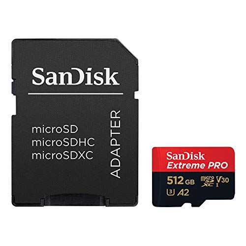 Thumbnail 2 de SanDisk Extreme PRO 512GB microSDXC con adaptador SD y RescuePro Deluxe: rendimiento rápido para apps y multimedia