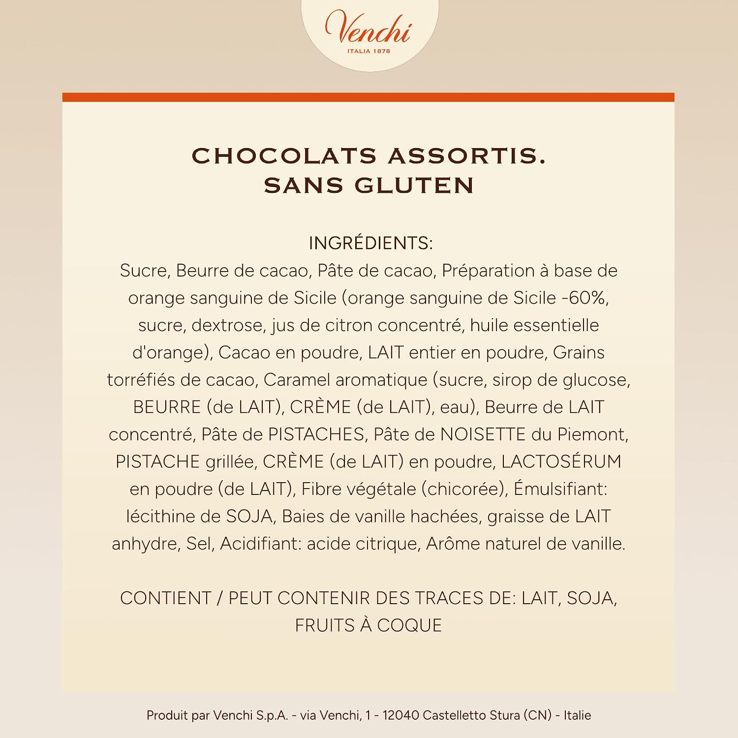 Detalle de Venchi Mini Livre en métal avec 6 chocolats Chocoviar assortis (117 g) – Collection Printemps Teresa Rego