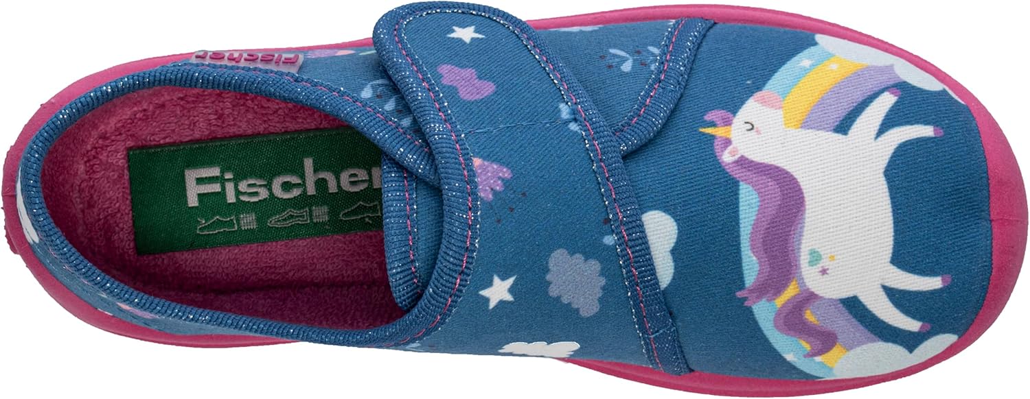 Thumbnail 2 de Fischer Markenschuh Mädchen BoogyHausschuh – gemütlicher Hausschuh mit Einhorn-Design