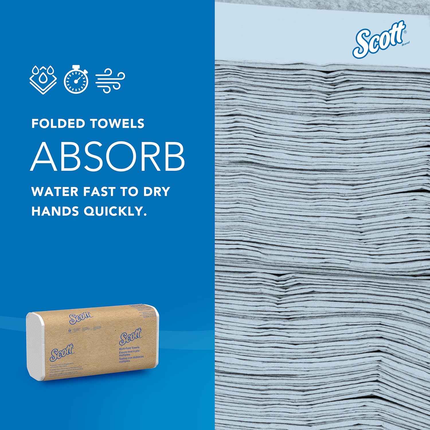 Thumbnail 4 de Scott Professional Universal Multifold Paper Towels 3000 sheets 🧻