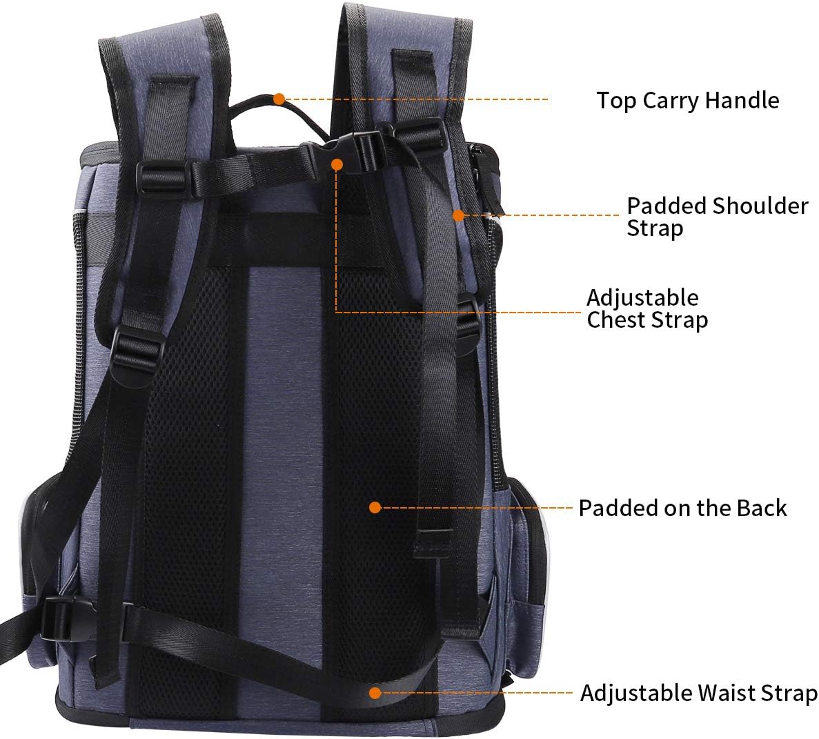 Thumbnail 2 de Morpilot cat backpack dog backpack (foldable) for small pets up to 7 kg