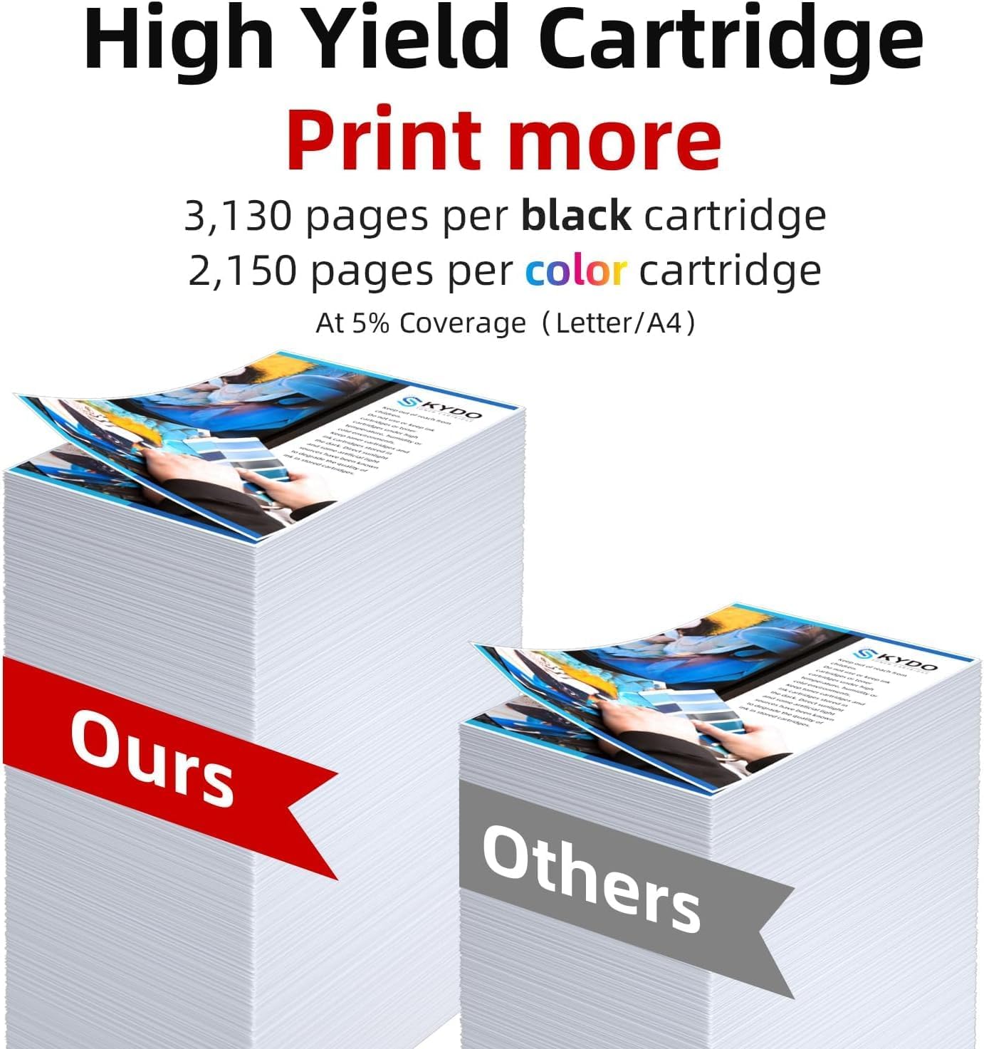 Thumbnail 3 de Skydo 067H Toner 4-Pack with Chip for Canon Laser Printers