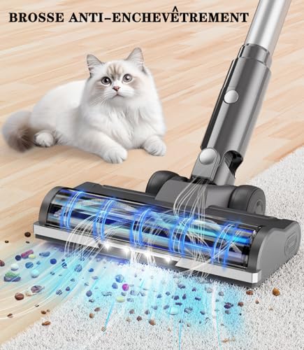 Thumbnail 6 de Syntecno Aspirateur Balai sans Fil Puissant - Puissance, Silencieux et LED pour Poils d’Animaux