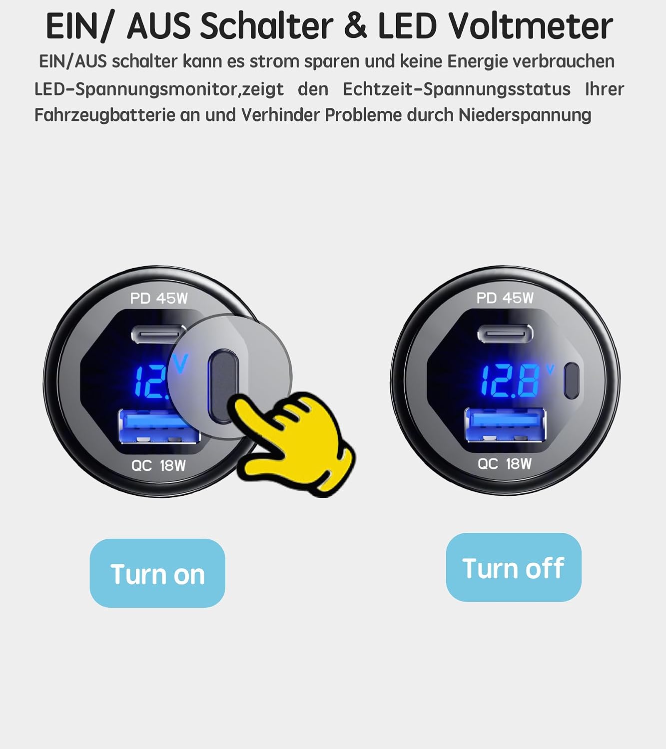 Thumbnail 3 de 45W PD USB Din Hella Steckdose für BMW Motorrad