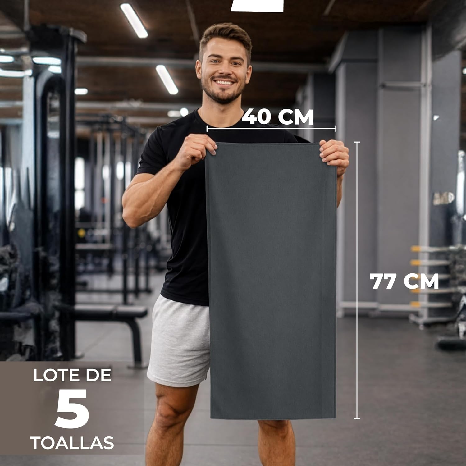 Detalle 2 de ZENACROSS Toalla Microfibra 40 x 77 cm lote 5