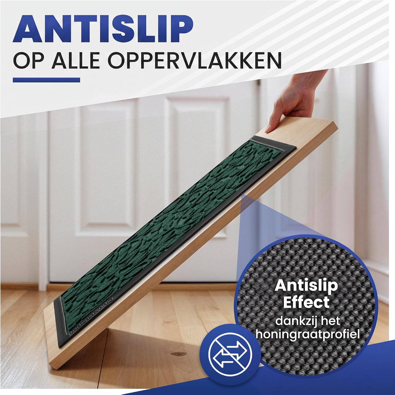 Thumbnail 6 de BODENSTÄNDIG® deurmat buiten antislip 40x60, groen en absorberend