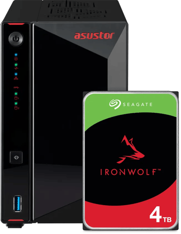 Detalle de Asustor AS5402T mit 4 TB NAS