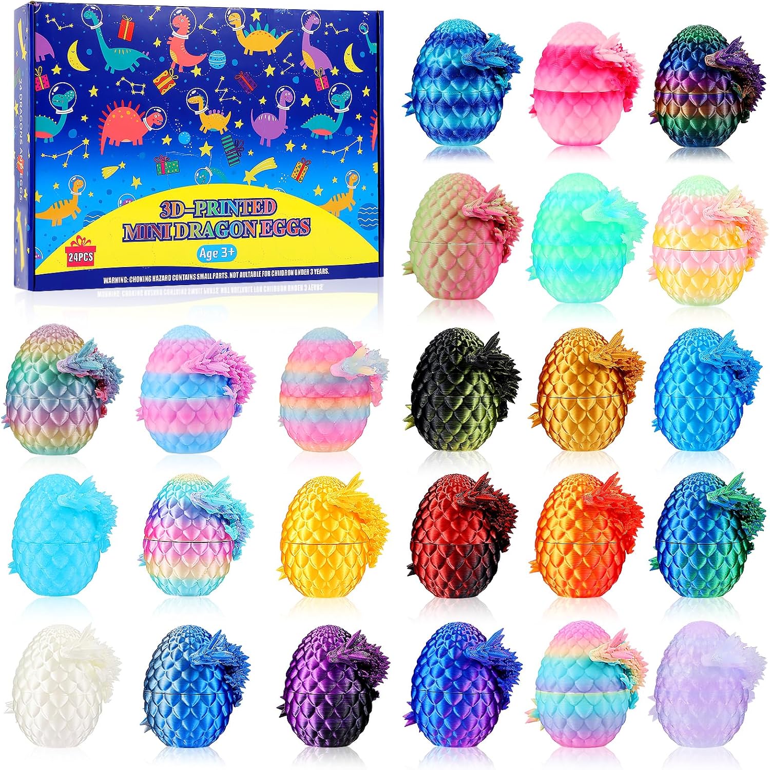 Detalle de Fenoee Dragon Eggs 24-Pack Surprise