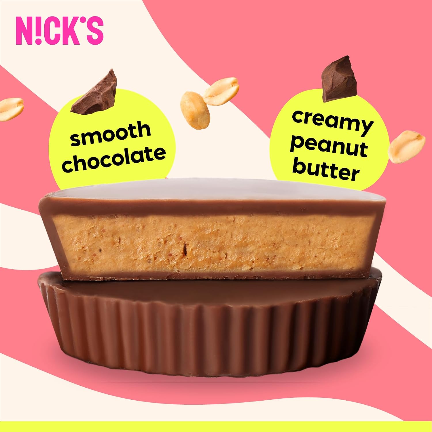 Thumbnail 4 de NICKS NICKS-CON15-04 Peanut Butter Cups, No Added Sugar, Gluten-Free
