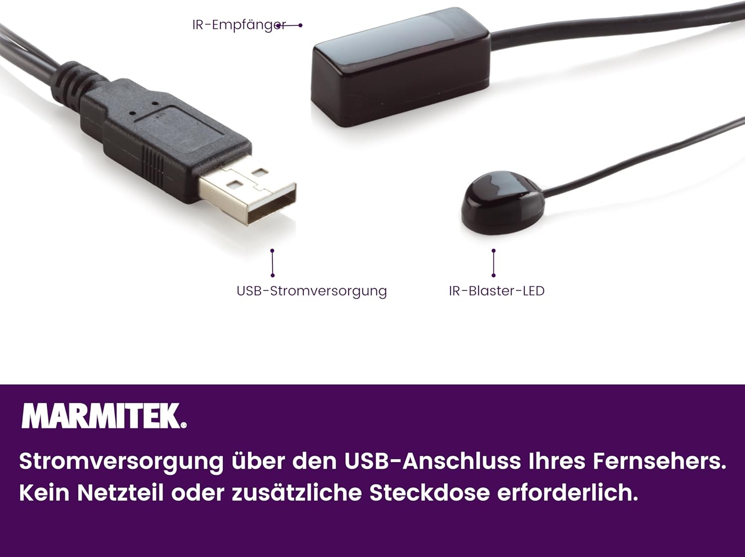 Thumbnail 3 de Marmitek IR100USB IR8213 Extender