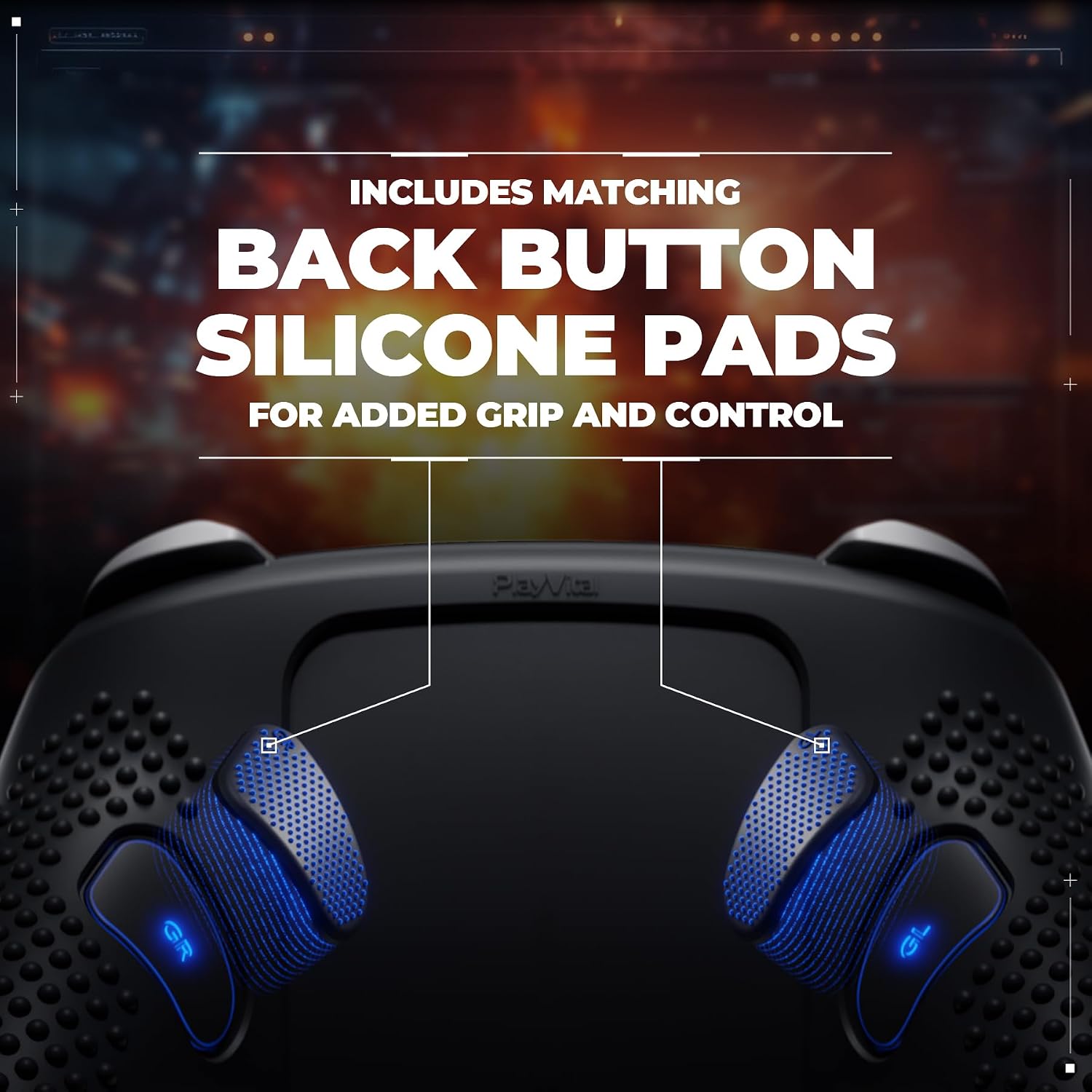 Thumbnail 3 de PlayVital Silicone Cover Skin for Nintendo Switch 2 Pro Controller – 3D Studded Edition
