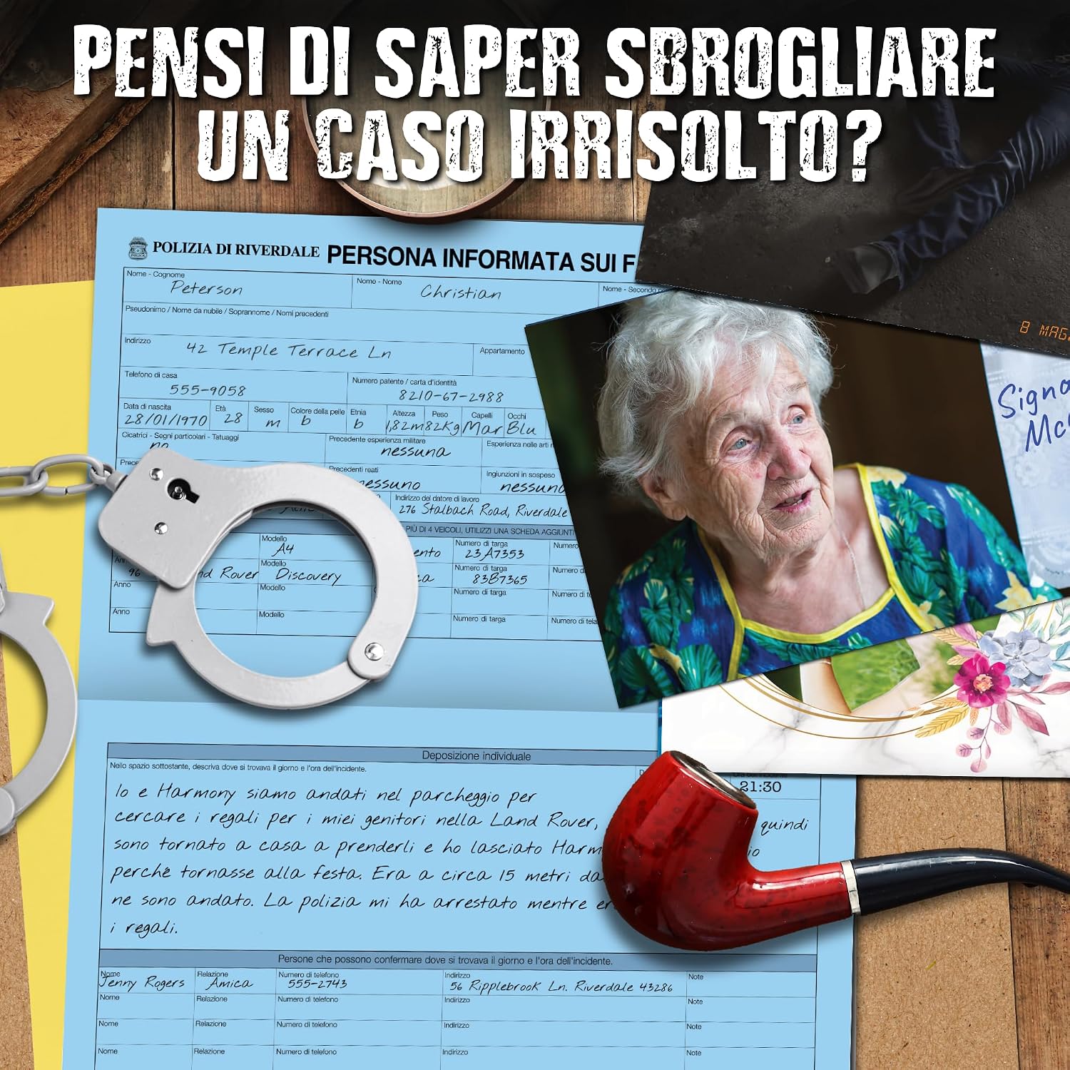 Detalle de Unsolved Case Files: Indagina su Harmony Ashcroft. Tre misteri da risolvere.