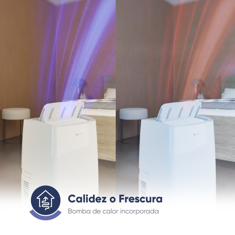 Thumbnail 2 de Origial AirFeel 3000W portátil con bomba de calor y 3000 frigorías