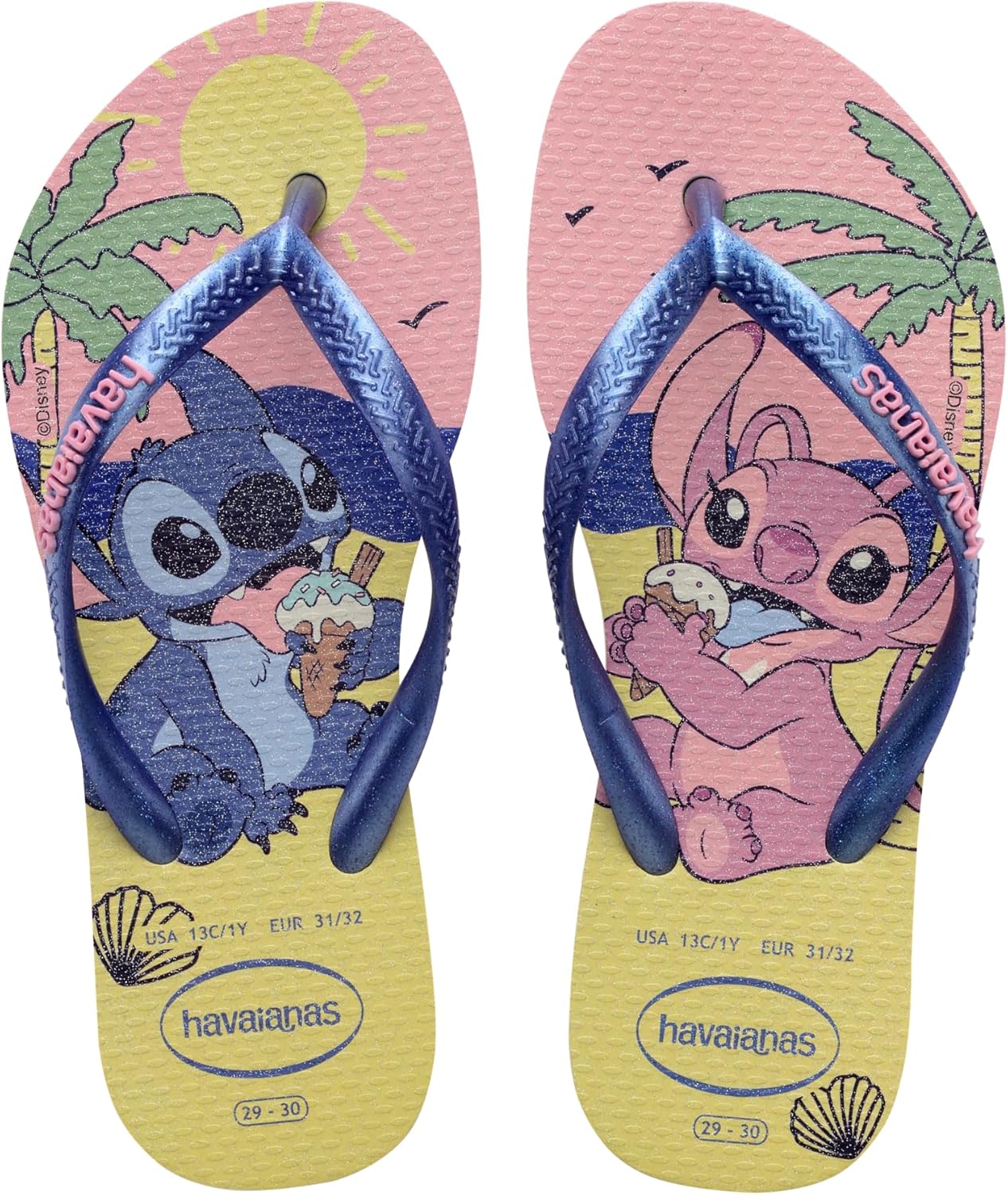 Detalle de Havaianas Kids Slim Disney: infradito per principesse dell’estate