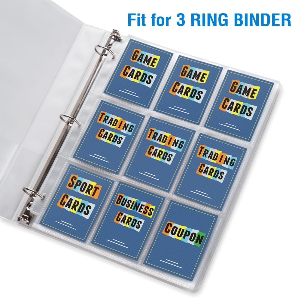 Thumbnail 6 de Sooez SZ-13-10 Trading Card Sleeves, 36 Double-Sided Pages, PVC-Free