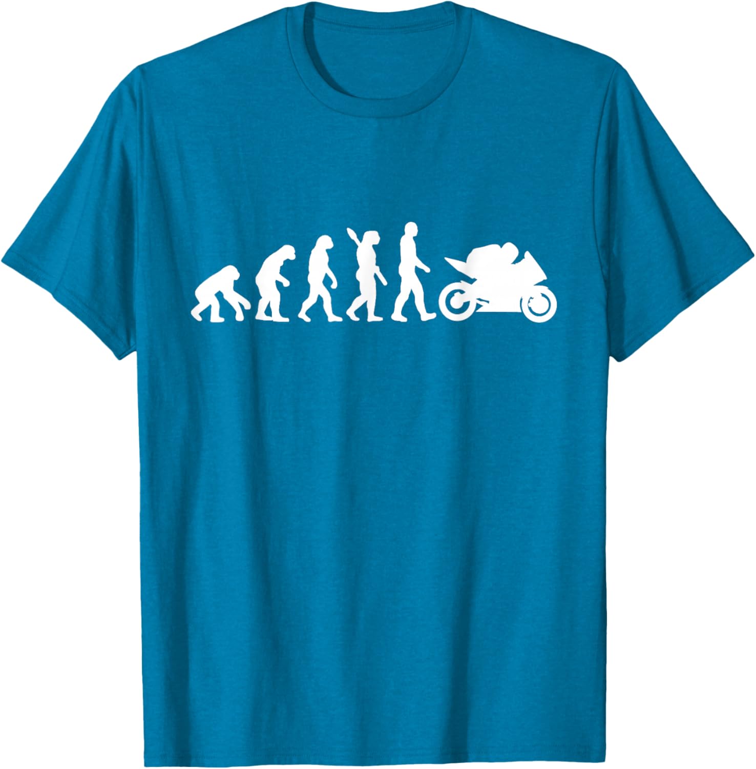 Detalle 2 de Moto De Course Motocycliste Motards L'évolution T-Shirt