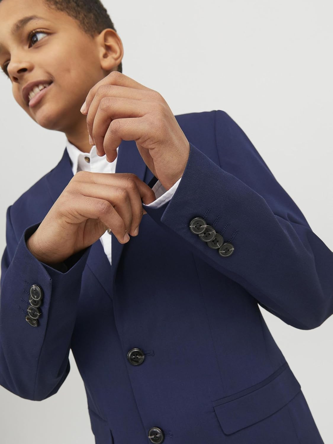 Thumbnail 5 de JACK & JONES Jungen-Einreihiger Blazer und Hose JPRSOLAR Anzug Junior – Slim Fit