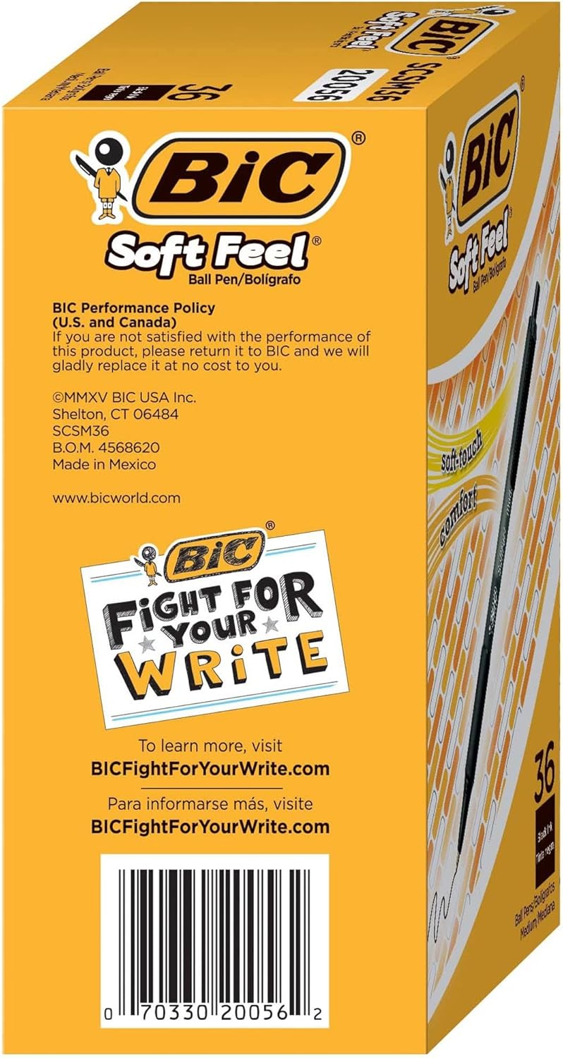 Thumbnail 6 de BIC Soft Feel Clic Grip Kugelschreiber 1,0 mm, 12er Pack 🖊️