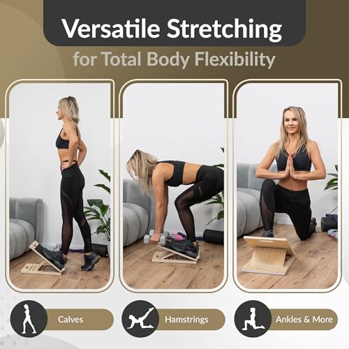 Thumbnail 2 de FITZZ Portable Wooden Slant Board for Calf Stretching 🧘♀
