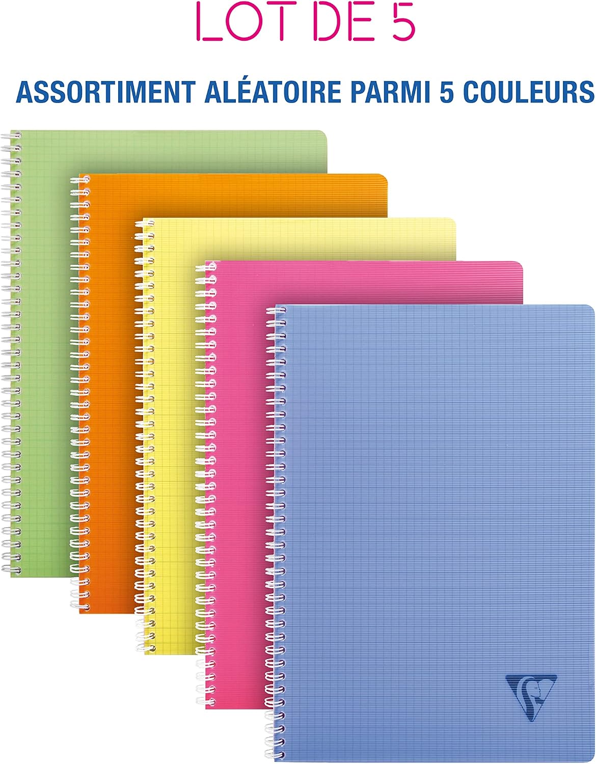 Detalle 2 de Clairefontaine 328126C Cahier Ă spirale 180 pages đ