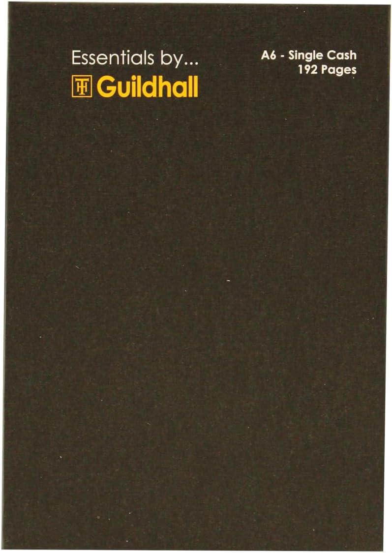 Detalle 2 de Exacompta Guildhall Essentials Single Cash Account Book, A6 (GES411Z) — Receipts, Expenses & Summaries