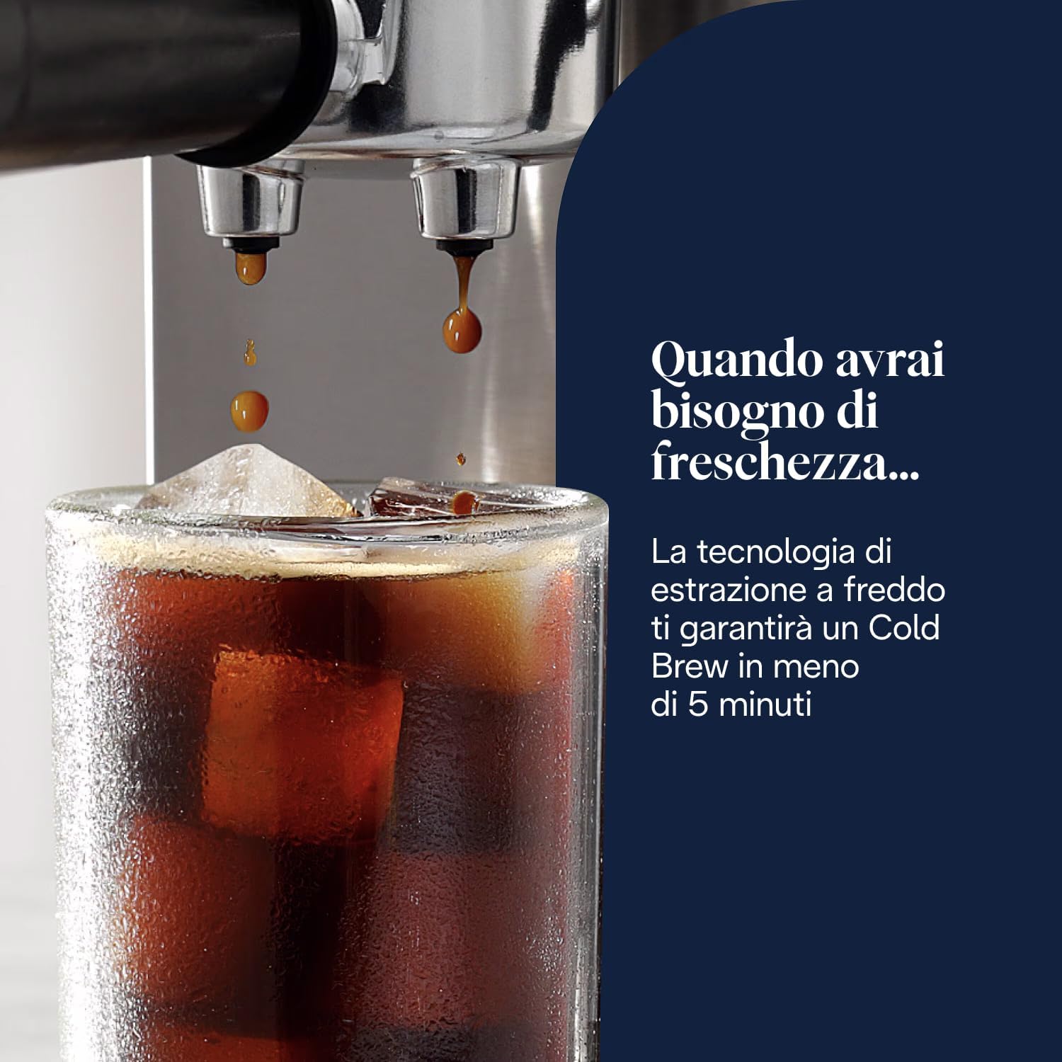 Thumbnail 4 de De’Longhi Dedica Duo EC890.M – Macchina per espresso, cappuccino e Cold Brew con lancia vapore My LatteArt e display touch