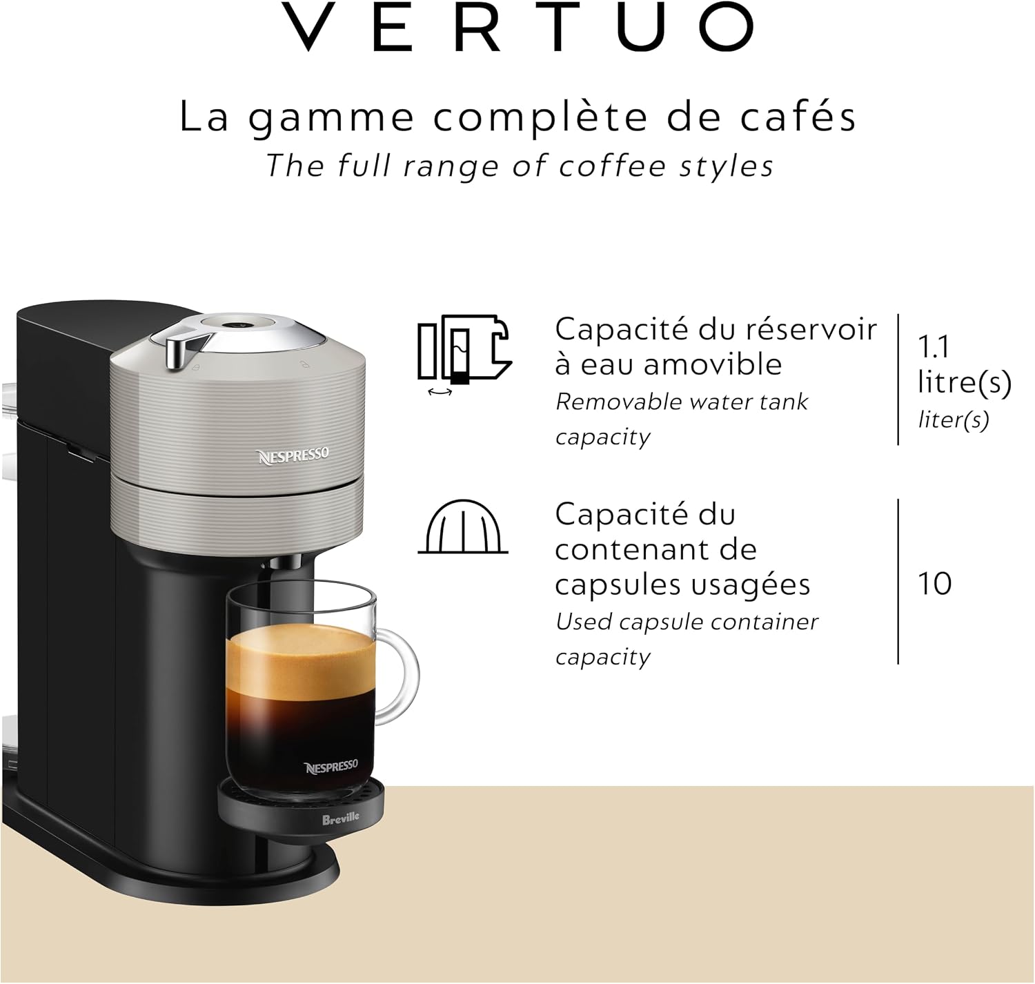 Thumbnail 3 de Nespresso Coffee and Espresso Maker Vertuo Next