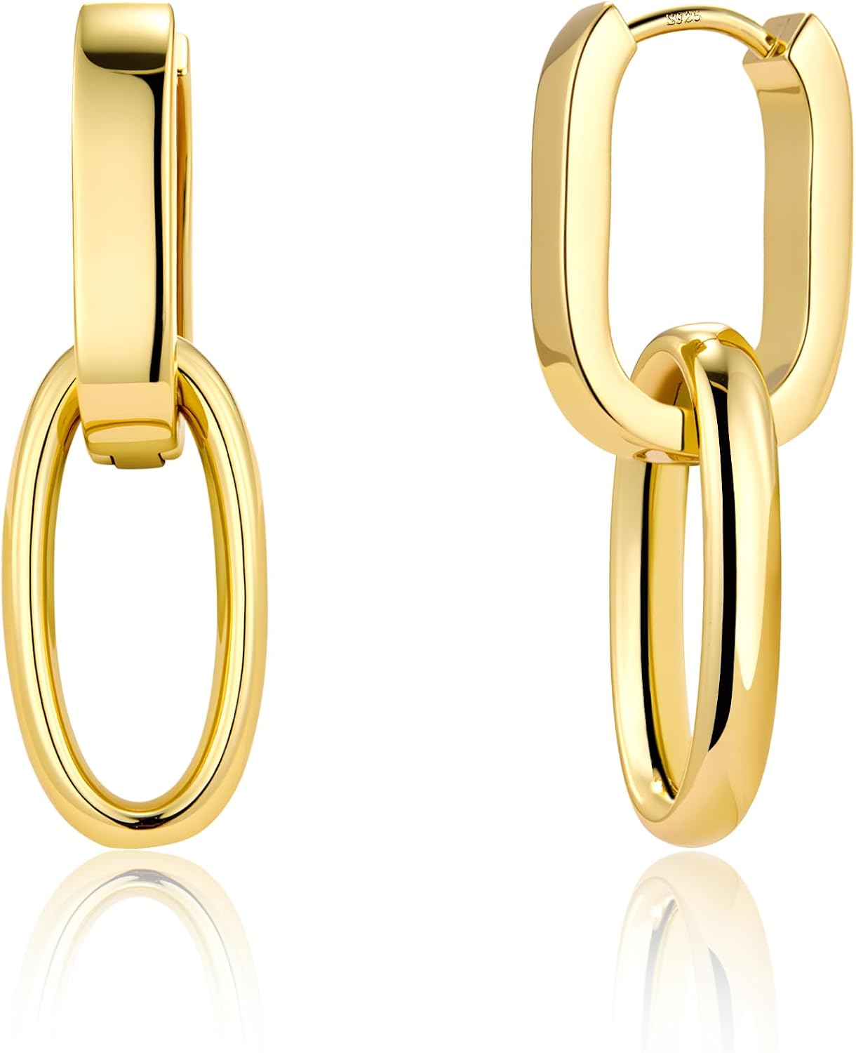 Detalle de ALEXCRAFT Silver Dangle Earrings 925 Sterling Silver