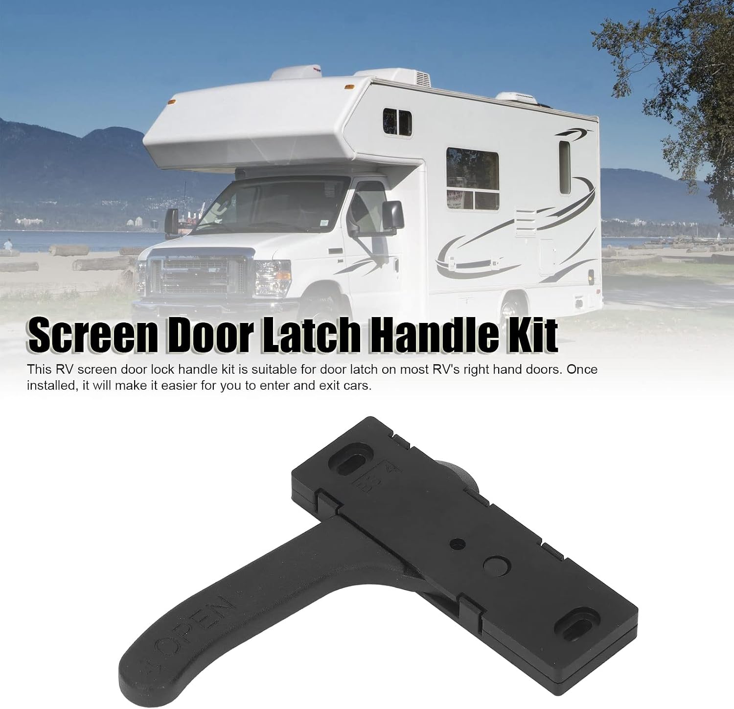 Thumbnail 4 de KIMISS RV screen door latch kit, right-hand