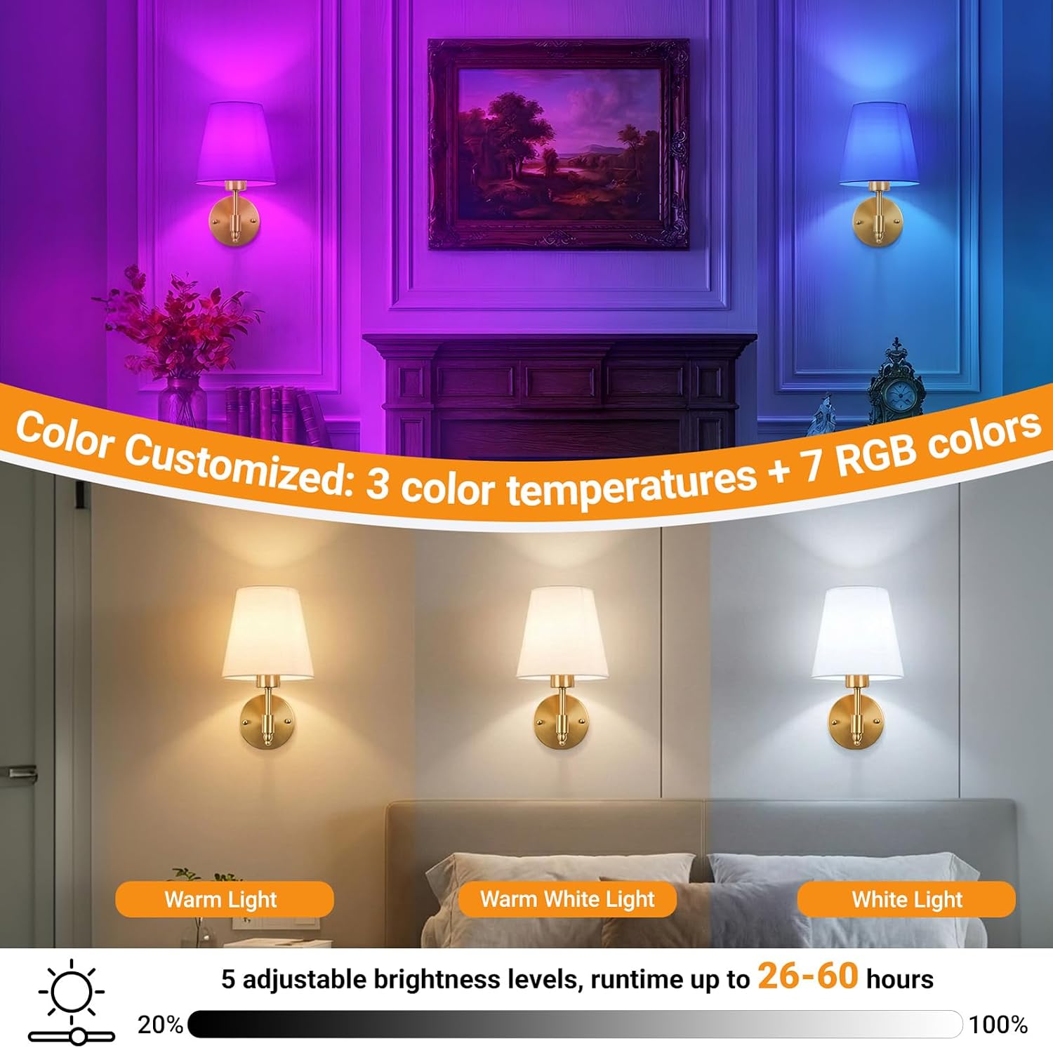Thumbnail 5 de Nekhung Wall Sconces Set of Two ⚡